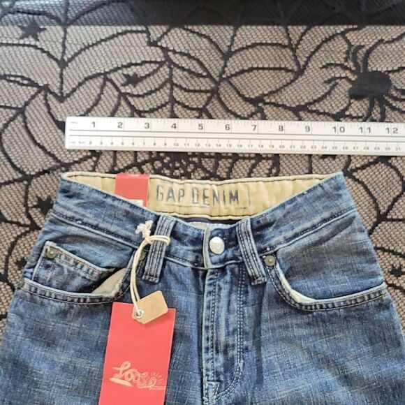 GAP DEMIN Girls Distressed Jeans Size 7 Slim - Picture 2 of 13